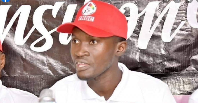 Sékou Koundouno affirme que : « si le CNRD ne recule pas, il n’y aura ni paix ni développement en Guinée »