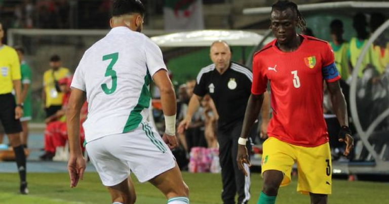Amical : la Guinée battue par l&rsquo;Algérie (1-0)