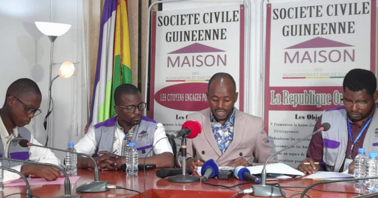 La Coordination Nationale de la Maison des Associations et ONG de Guinée  « MAOG »  se prononce sur l’an 1 de l’avènement du CNRD au pouvoir