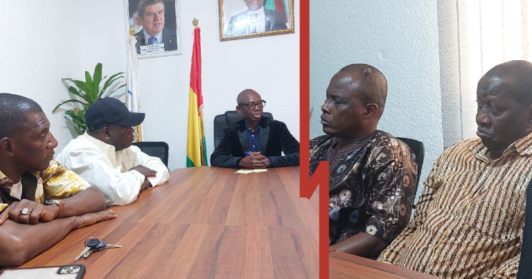 Une délégation du bureau révoqué de la LGFP chez le président du CNO Guinée (détails)