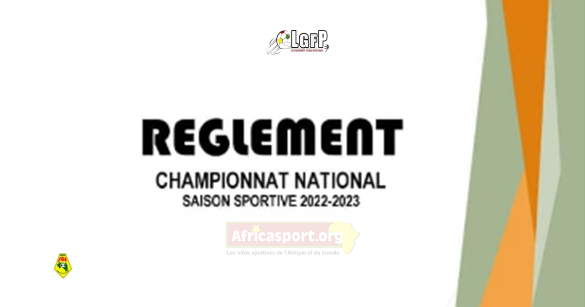 Rétrograder un club en division inférieure (Guinée) : voici ce qu’en dit le règlement 2022-23