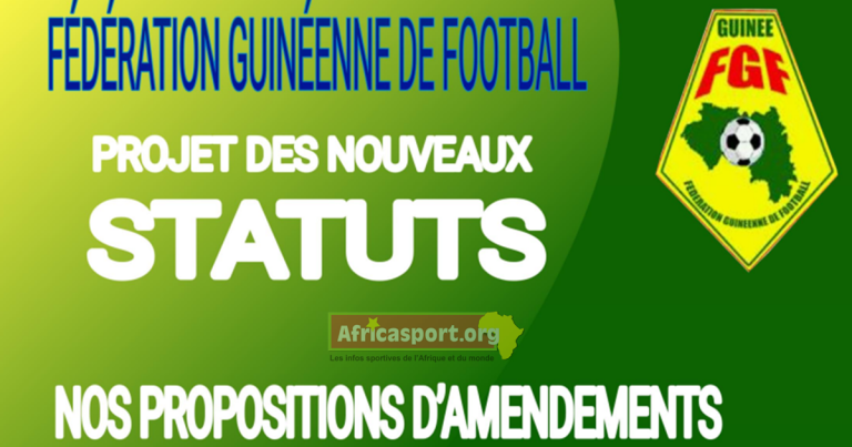 Crise dans le football guinéen : voici les propositions de statuts des membres statutaires au Conor (document)