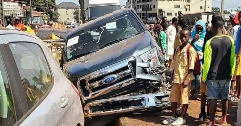 Urgent : un accident de circulation fait deux morts et des blessés au carrefour Bomboly (Koloma)