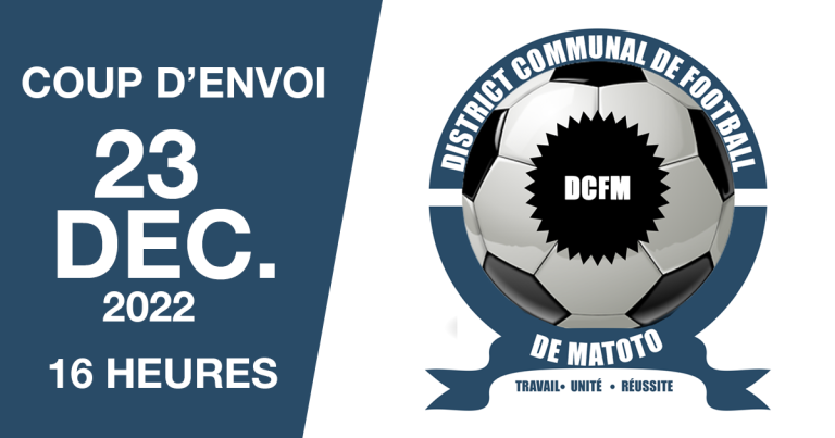 Communiqué : le district de football de Matoto organise la première édition de son tournoi INTER ZONE