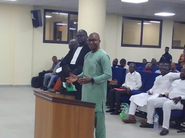 Procès des responsables du FNDC : Ibrahima Diallo à la barre