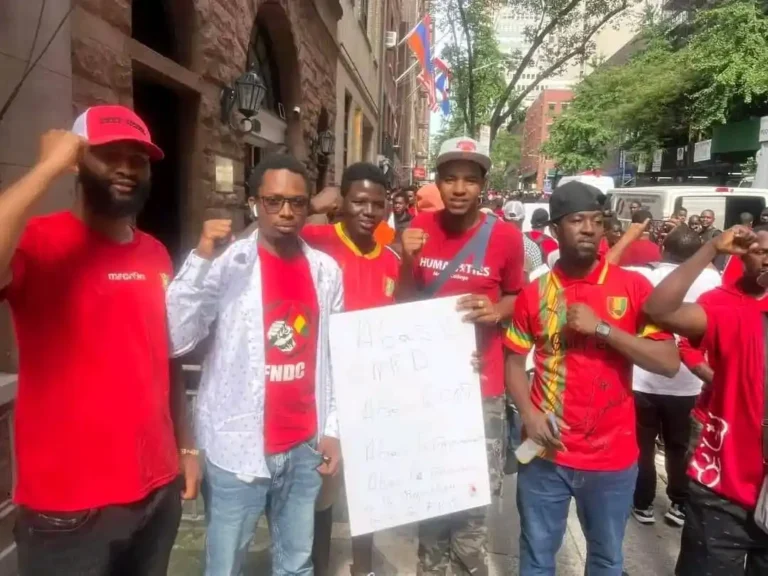 Mobilisation à New York : les Guinéens réclament la libération de Foniké Menguè et Billo Bah