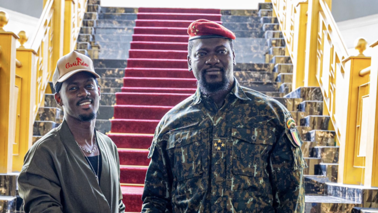 Palais Mohamed V : les dessous de la rencontre entre Black M et Mamadi Doumbouya