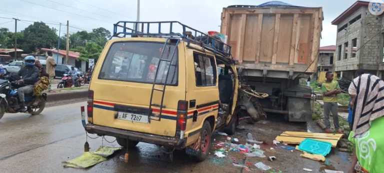 Matoto : Accident mortel à Sangoyah