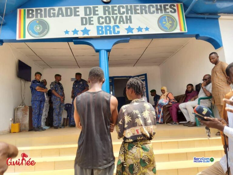 Coyah : Les suspects du vol de nourrisson déférés  